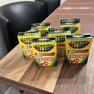 Crayola 24 Count Assorted Color Crayons - 6 Packs